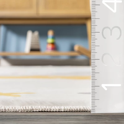 NuLOOM Sweet Dreams Machine Washable Kids Area Rug 2 NuLOOM Sweet Dreams Machine Washable Kids Area Rug - Image 2