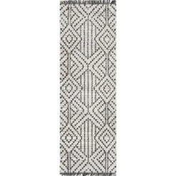 NuLOOM Tatiana Soft Shaggy Textured Modern Diamond Fringe Area Rug -Nuloom GUEST 0693ef51 2882 4ce3 beeb 6f5cf6e85d44