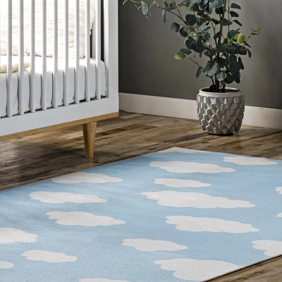 NuLOOM Lilia Machine Washable Kids Cloud Area Rug 8 NuLOOM Lilia Machine Washable Kids Cloud Area Rug - Image 8