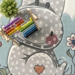 NuLOOM Edine Whimsical Hippo Kids Area Rug -Nuloom GUEST 08c6fa15 17cb 47e0 8b57 298c40b62964