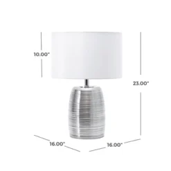 NuLOOM Halsey 23" Glass Table Lamp -Nuloom GUEST 094208e0 a640 4fc9 8921 30355c2bc4d4