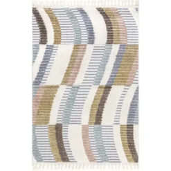 NuLOOM Steffi Striped Waves Kids Tasseled Area Rug 21 NuLOOM Steffi Striped Waves Kids Tasseled Area Rug -Nuloom GUEST 095934ec ebeb 402e bce7 32e2cb7dc928