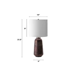 NuLOOM Menlo 22" Glass Glittered Table Lamp -Nuloom GUEST 0c687ec2 aecf 4c65 96aa 34dd719e550a