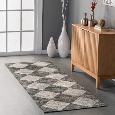 NuLOOM Gianna Contemporary Geometric Checker Tile Area Rug 1 NuLOOM Gianna Contemporary Geometric Checker Tile Area Rug