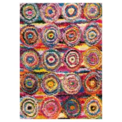 Kindra Circles Shaggy Area Rug - NuLOOM -Nuloom GUEST 0ddaf5c0 3fd4 464f 994c 9dc7d1d095ca