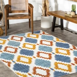 NuLOOM Marcela Geometric Indoor/Outdoor Patio Area Rug 17 NuLOOM Marcela Geometric Indoor/Outdoor Patio Area Rug -Nuloom GUEST 0f12acf4 a8d8 42cc 89f6 13a4a5c4c633