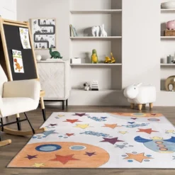 NuLOOM Leonie Outer Space Machine Washable Kids Area Rug 15 NuLOOM Leonie Outer Space Machine Washable Kids Area Rug -Nuloom GUEST 101e8c31 c51c 4108 bc8a 2f93d8efb38a