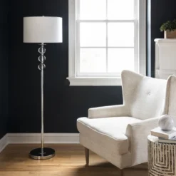 NuLOOM Branson 62" Crystal Floor Lamp Lighting - Silver 62" H X 16" W X 16" D 7 NuLOOM Branson 62" Crystal Floor Lamp Lighting - Silver 62" H X 16" W X 16" D -Nuloom GUEST 10cb3d57 66a6 4e71 8872 cc400f60b0b6