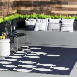 NuLOOM Hand Hooked Vivienne Indoor/ Outdoor Patio Area Rug