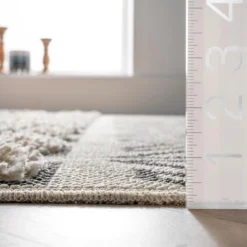 NuLOOM Zuri Shaggy Banded Area Rug 9 NuLOOM Zuri Shaggy Banded Area Rug -Nuloom GUEST 14ce63e1 92ee 4d89 86c8 8510d1f74435