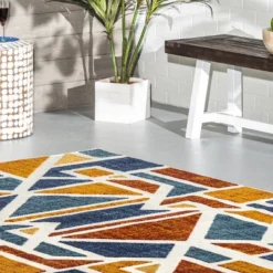 NuLOOM Alexia Contemporary Geometric Indoor/Outdoor Patio Area Rug -Nuloom GUEST 165dd40c ba03 4b32 98ef 2905faa2922d