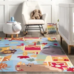 NuLOOM Paxton Machine Washable Kids Zoo Nursery Or Playroom Area Rug 14 NuLOOM Paxton Machine Washable Kids Zoo Nursery Or Playroom Area Rug -Nuloom GUEST 16b50c83 90cb 439e 94cf f7f668d67778