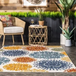 NuLOOM Iva Contemporary Flowers Indoor/Outdoor Patio Area Rug 16 NuLOOM Iva Contemporary Flowers Indoor/Outdoor Patio Area Rug -Nuloom GUEST 17980a78 d548 4b87 a0c7 f9187a0d8d31