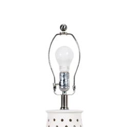 NuLOOM 24-inch Coastal Open Circles Ceramic Table Lamp -Nuloom GUEST 18cda742 7d86 4379 a77d 9ceb746b9496