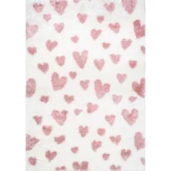 NuLOOM Alison Heart Shag Area Rug -Nuloom GUEST 19cdbf21 ad30 4e54 a189 76bdf72d601e