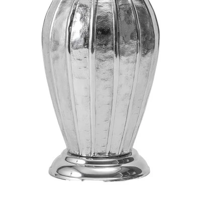 NuLOOM Gardner 22" Iron Table Lamp Lighting - Nickel 22" H X 10" W X 10" D 2 NuLOOM Gardner 22" Iron Table Lamp Lighting - Nickel 22" H X 10" W X 10" D - Image 2