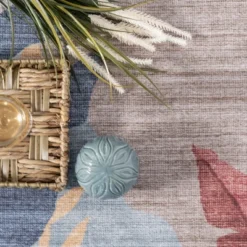 NuLOOM Caprice Floral Jungle Machine Washable Indoor/Outdoor Patio Area Rug -Nuloom GUEST 1c3e88b9 46ca 47ff 85fb 53b7a5954843