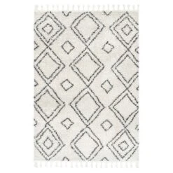 NuLOOM Serena Diamond Trellis Tassel Area Rug 14 NuLOOM Serena Diamond Trellis Tassel Area Rug -Nuloom GUEST 1d4ac5a0 c66e 4767 b1ed 05607d90e520