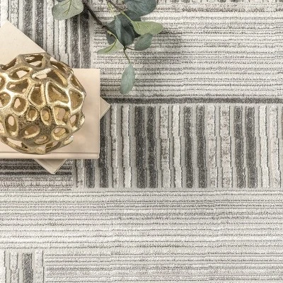 NuLOOM Violet Modern Abstract Linework Area Rug 5 NuLOOM Violet Modern Abstract Linework Area Rug - Image 5