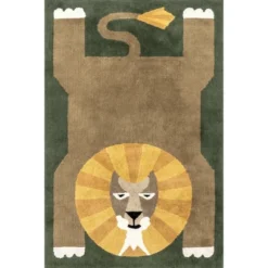 NuLOOM Tamira Colorful Lion Machine Washable Kids Area Rug 18 NuLOOM Tamira Colorful Lion Machine Washable Kids Area Rug -Nuloom GUEST 1ff52951 8fbc 4238 8282 f8bca950c4f0