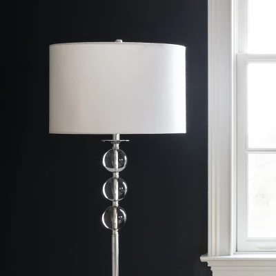 NuLOOM Branson 62" Crystal Floor Lamp Lighting - Silver 62" H X 16" W X 16" D 3 NuLOOM Branson 62" Crystal Floor Lamp Lighting - Silver 62" H X 16" W X 16" D - Image 3