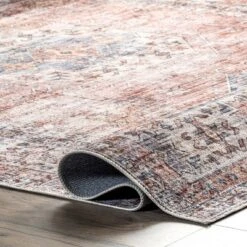 NuLOOM Desna Machine Washable Faded Vintage Area Rug -Nuloom GUEST 21e2eb0e 9aa5 455d 98ff e3e3480fe3de