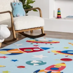 NuLOOM Eddie Outer Space Machine Washable Kids Area Rug 19 NuLOOM Eddie Outer Space Machine Washable Kids Area Rug -Nuloom GUEST 21f424ca f0e1 461c 954a 9f03e38a666a