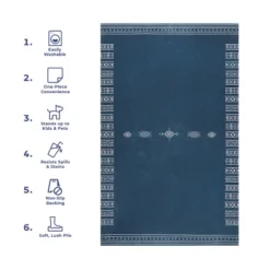 NuLOOM Arina Bohemian Machine Washable Area Rug -Nuloom GUEST 22023266 c36d 4b14 843e 334881c389a6