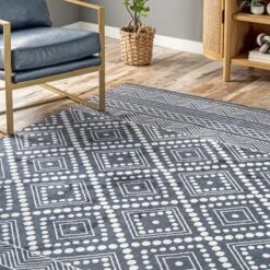 NuLOOM Phyllis Machine Washable Diamond Trellis Area Rug -Nuloom GUEST 246a6d94 220f 40e5 9c0b 15cb9906394f