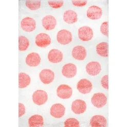 NuLOOM Alexa Polka Dot Shag Area Rug -Nuloom GUEST 2494c406 d78d 4f69 8bd2 a17a534dfa8d