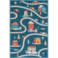 NuLOOM Zita Neighborhood Machine Washable Kids Area Rug -Nuloom GUEST 24c1957e ef02 4b39 90ce e37109dd83d4