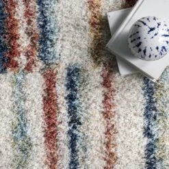 NuLOOM Aimee Banded Stripes Shaggy Area Rug -Nuloom GUEST 2843a65a de57 46f7 a7e9 607070482083