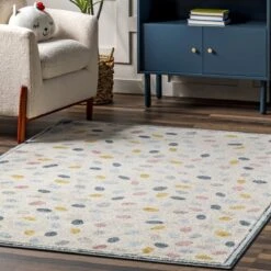 NuLOOM Isabela Colorful Pebbles Kids Area Rug -Nuloom GUEST 2858632f ae6c 445c a9e6 0e322ce05adf
