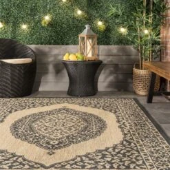 NuLOOM Fiona Medallion Indoor And Outdoor Patio Area Rug -Nuloom GUEST 286cf8f6 5c16 4fc3 9089 7ec5757e7fd1