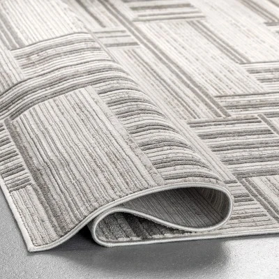 NuLOOM Violet Modern Abstract Linework Area Rug 3 NuLOOM Violet Modern Abstract Linework Area Rug - Image 3