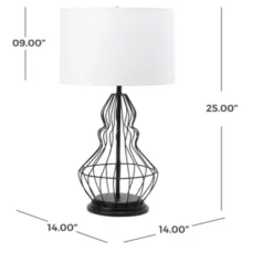 NuLOOM Porter 25" Iron Table Lamp -Nuloom GUEST 29a6a30c fec9 4328 903d 25c49764f027