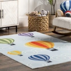 NuLOOM Annelie Balloon Machine Washable Kids Area Rug -Nuloom GUEST 29dd7450 f5f5 4384 921d 79200f81a4f9