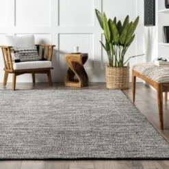 NuLOOM Alessi Solid Farmhouse Cotton Area Rug -Nuloom GUEST 2b7850d6 2815 4d33 a216 de6add87dbab