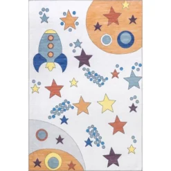 NuLOOM Leonie Outer Space Machine Washable Kids Area Rug 17 NuLOOM Leonie Outer Space Machine Washable Kids Area Rug -Nuloom GUEST 2bf4b9a5 aca3 41aa 9625 62e0517ba788