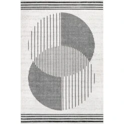 NuLOOM Blaire Contemporary Solar Eclipse Area Rug -Nuloom GUEST 2c4276ff 932c 42bc 96ed e2506f5f7e60