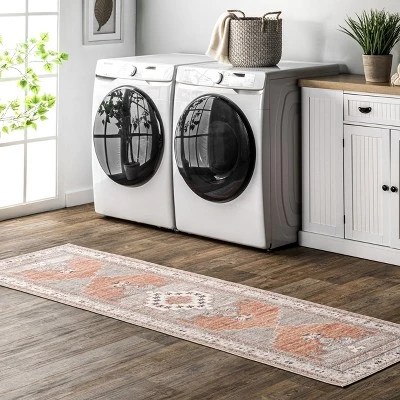 NuLOOM Alicia Machine Washable Medallion Area Rug 1 NuLOOM Alicia Machine Washable Medallion Area Rug