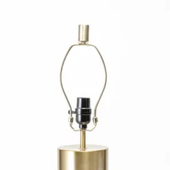 NuLOOM Wilmot 24" Iron Table Lamp Lighting - Brass 24" H X 15.5" W X 15.5" D -Nuloom GUEST 323607c7 8daa 4a6b 82a8 56cc61320440