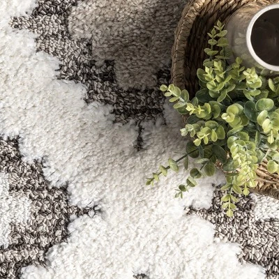 NuLOOM Amalia Southwestern High Low Shaggy Tassel Area Rug 5 NuLOOM Amalia Southwestern High Low Shaggy Tassel Area Rug - Image 5