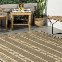 NuLOOM Zina Banded Indoor/Outdoor Patio Area Rug -Nuloom GUEST 32faf7c3 4e95 4c6e 98e6 6783a2370d88