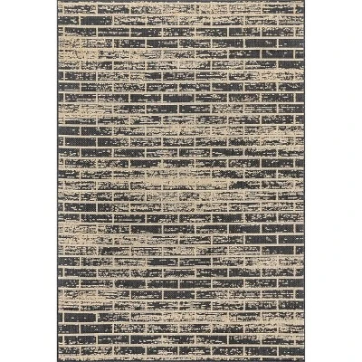 NuLOOM Justina Abstract Brick Indoor And Outdoor Patio Area Rug 10 NuLOOM Justina Abstract Brick Indoor And Outdoor Patio Area Rug - Image 10