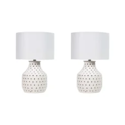 NuLOOM 24-inch Coastal Open Circles Ceramic Table Lamp -Nuloom GUEST 336153cc 4d0b 455b 865d 994d033214b5