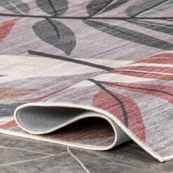 NulOOM Mayra Tropical Leaves Machine Washable Indoor/Outdoor Patio Area Rug -Nuloom GUEST 3399ed96 5dbc 4b02 bfa5 22f9f8184eaa