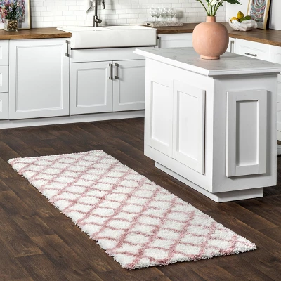 NuLOOM Nelda Trellis Kids Shag Area Rug 1 NuLOOM Nelda Trellis Kids Shag Area Rug