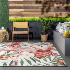 NuLOOM Contemporary Floral Stephanie Indoor/Outdoor Patio Area Rug -Nuloom GUEST 3d114a1f fdf2 4429 be66 de868e75a9b6