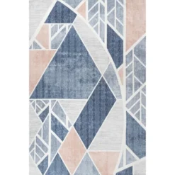 NuLOOM Juli Mosaic Geometric Machine Washable Area Rug -Nuloom GUEST 3d2d85c0 d329 4979 b843 2634ab9c34de